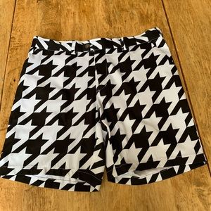 Loudmouth Houndstooth print shorts 38 waist